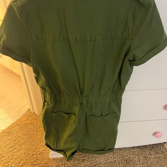 J. Crew Olive Green Jumpsuit - Picture 3 of 4